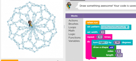 Drawing Patterns In Code Help Kids Create